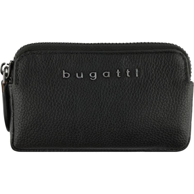 Изображение товара Ключница Bugatti Bella из натуральной кожи и полиэстера черная компактная