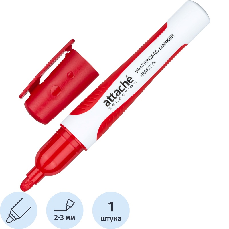 Изображение товара Маркер для белых досок Attache Selection Rarity красный 2-3 мм
