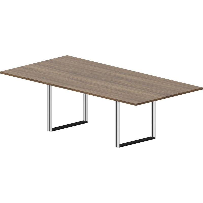 Изображение товара Стол для переговоров Orbis OC240WN 2400х1200 мм орех/хром