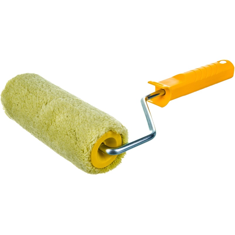 Изображение товара Валик малярный с ручкой Бибер 150 мм полиакрил ворс 11 мм (тов-067405)