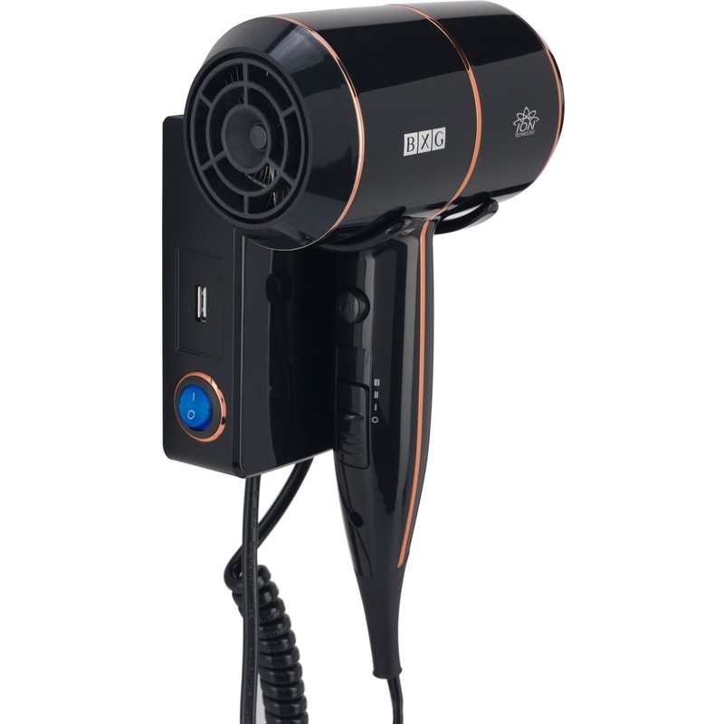 Изображение товара Фен BXG-1600 Н2 мощный ионизирующий для сушки и укладки волос