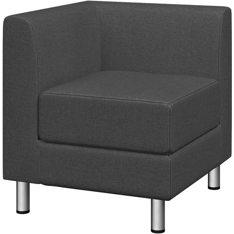 Изображение товара Модуль диван угловой Домино серый (ткань, 660х660х710 мм)