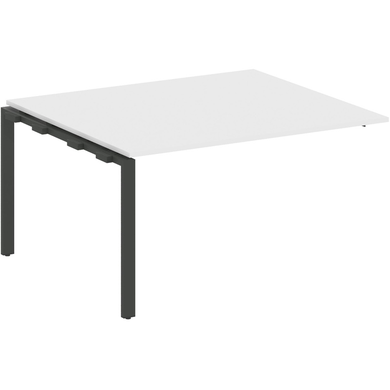 Изображение товара Элемент для стола переговоров Metal System Style БП.ППРГ-3 белый антрацит 1400x1235x750 мм