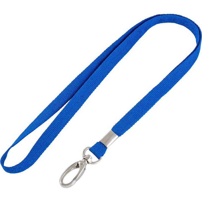 Изображение товара Держатель для бейджа на карабине синего цвета