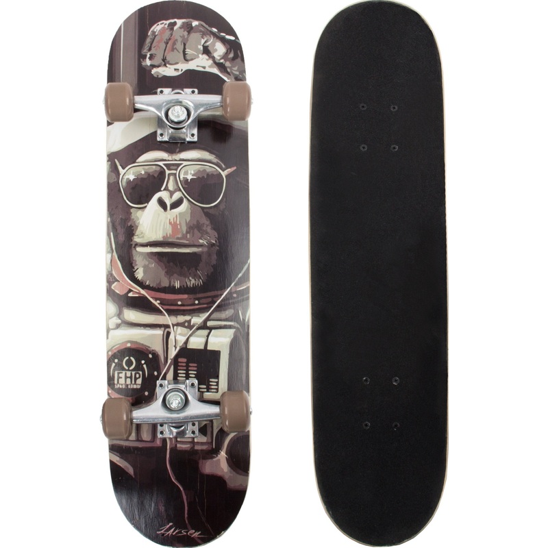 Изображение товара Скейтборд Larsen Park 2 31" 79x20 см коричневый/чёрный