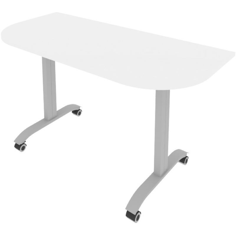 Изображение товара Секция стола для переговоров СМ5.1 прямая белая 1400x650x757