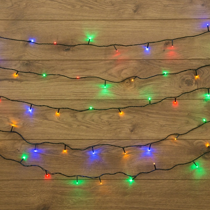 Изображение товара Гирлянда светодиодная Твинкл Лайт 80 диодов разноцветная для интерьера