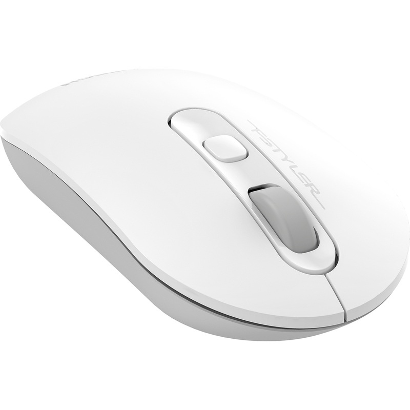 Изображение товара Мышь беспроводная A4tech Fstyler FG20S USB белая/серая оптическая