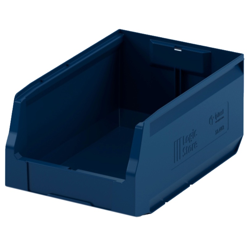 Изображение товара Ящик (лоток) универсальный полипропиленовый I Plast Logic Store 350x225x150 мм синий ударопрочный морозостойкий