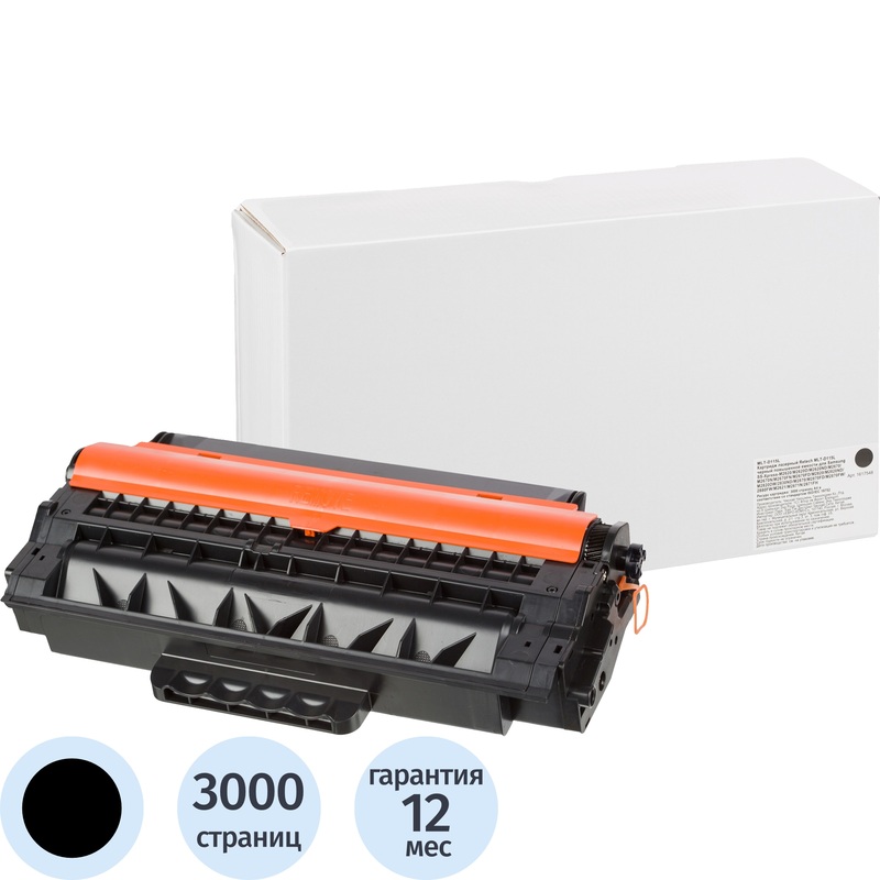 Изображение товара Картридж Retech MLT-D115L SU822A для принтеров Samsung черный