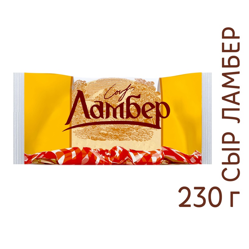Изображение товара Сыр Ламбер 50% кусок 230 г