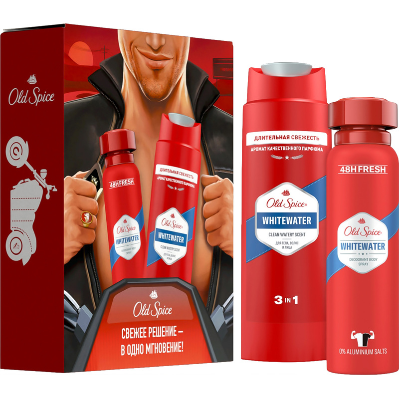 Изображение товара Подарочный набор косметики для мужчин Old Spice Whitewater
