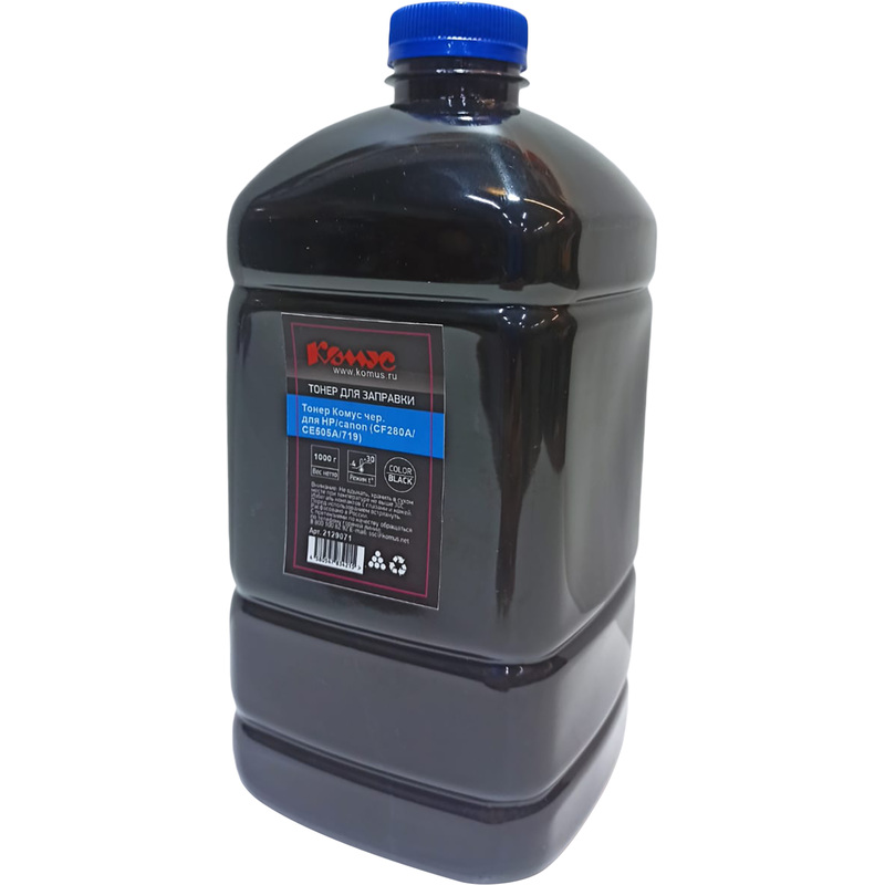 Изображение товара Совместимый черный тонер CF280A/CE505A/719 для HP и Canon 1000 г
