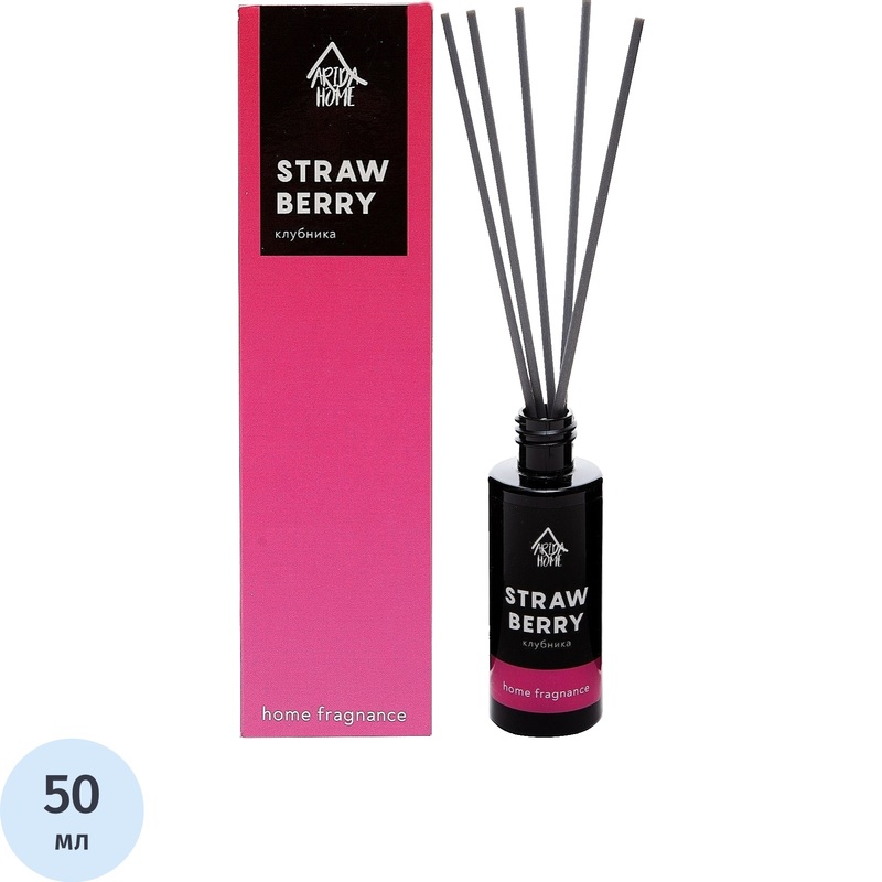 Изображение товара Аромадиффузор Arida Home Sunny Клубника 50 мл натуральный аромат для дома