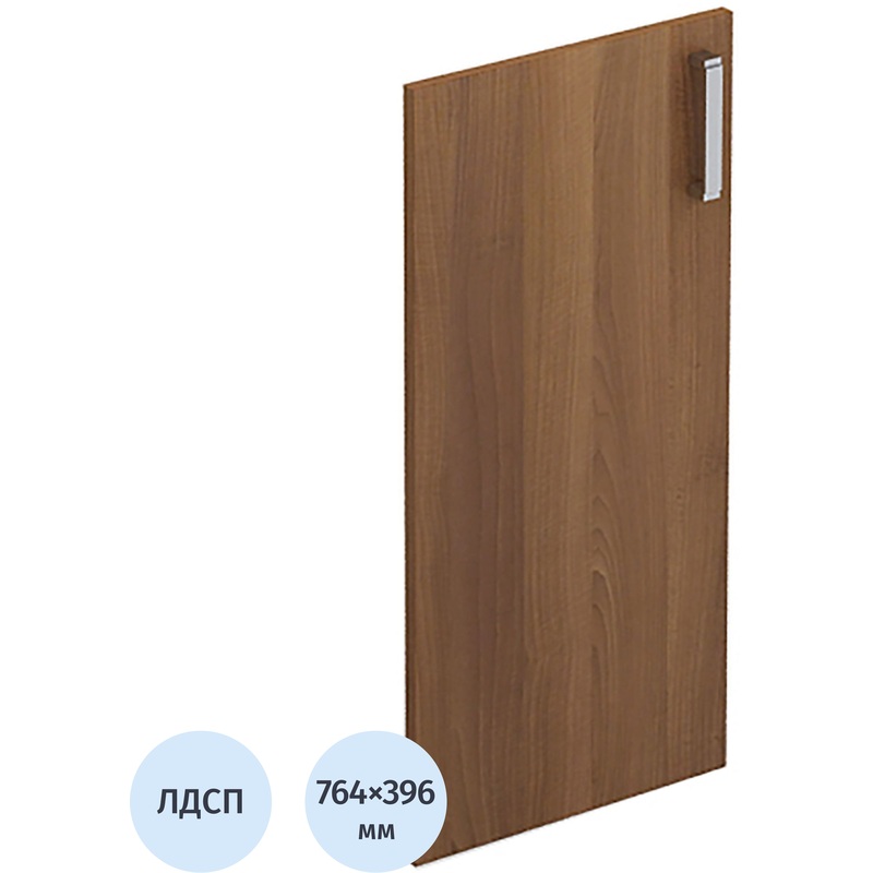 Изображение товара Дверь низкая Avance 6Ф.007 ЛДСП шамони тёмный 396х764 мм