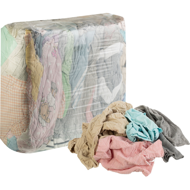 Изображение товара Трикотажная светлая ветошь 10 кг для очистки и полировки