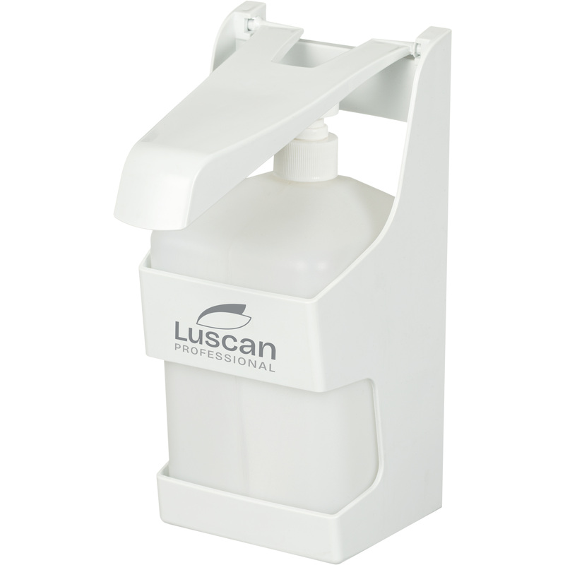 Изображение товара Дозатор для жидкого мыла и антисептика Luscan Professional Optima 1л, настенный, белый