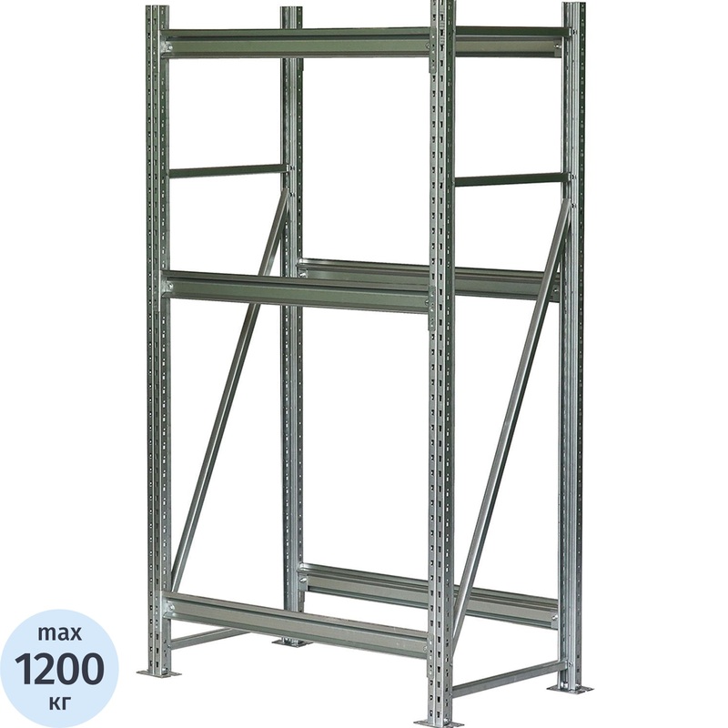 Изображение товара Стеллаж металлический Steller оцинкованный 900х600х1800 мм три уровня сборка