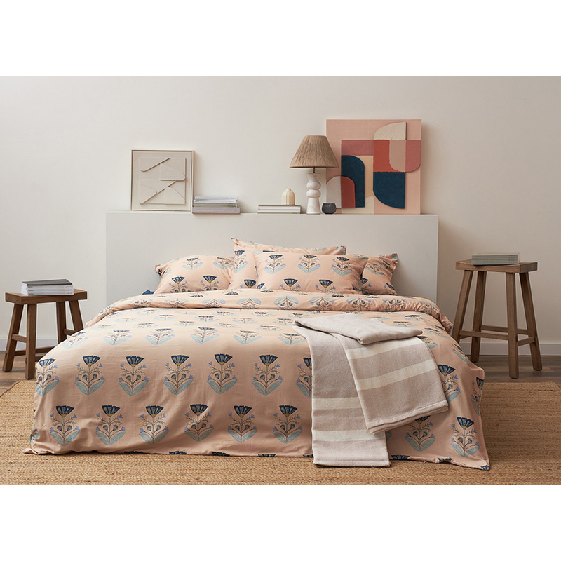 Изображение товара Комплект постельного белья Tkano Russian North Летний цветок 2-спальное хлопок 50x70 см