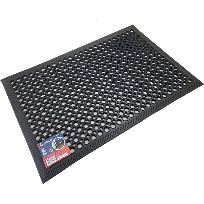 Изображение товара Коврик входной (придверный) ячеистый грязезащитный 60x90 см чёрный (FG-KM-005)