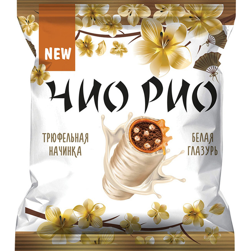 Изображение товара Конфеты Яшкино Чио Рио с трюфельной начинкой 500 г белый шоколад пралине