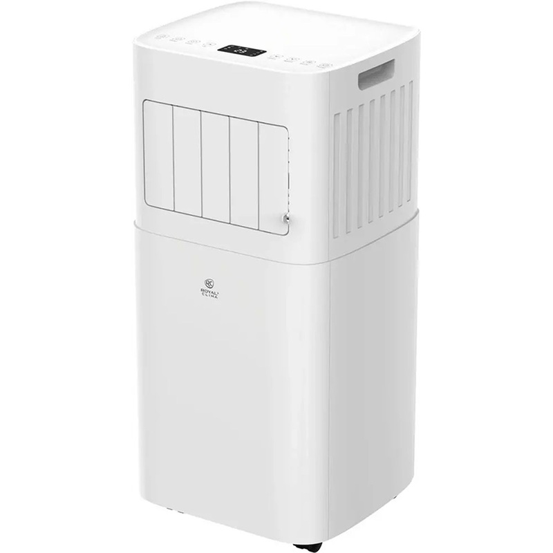 Изображение товара Мобильный кондиционер Royal Clima RM-MT28CH-E для комнаты до 20 м², тихий, современный Изображение товара Мобильный кондиционер Royal Clima RM-MT28CH-E для комнаты до 20 м², тихий, современный