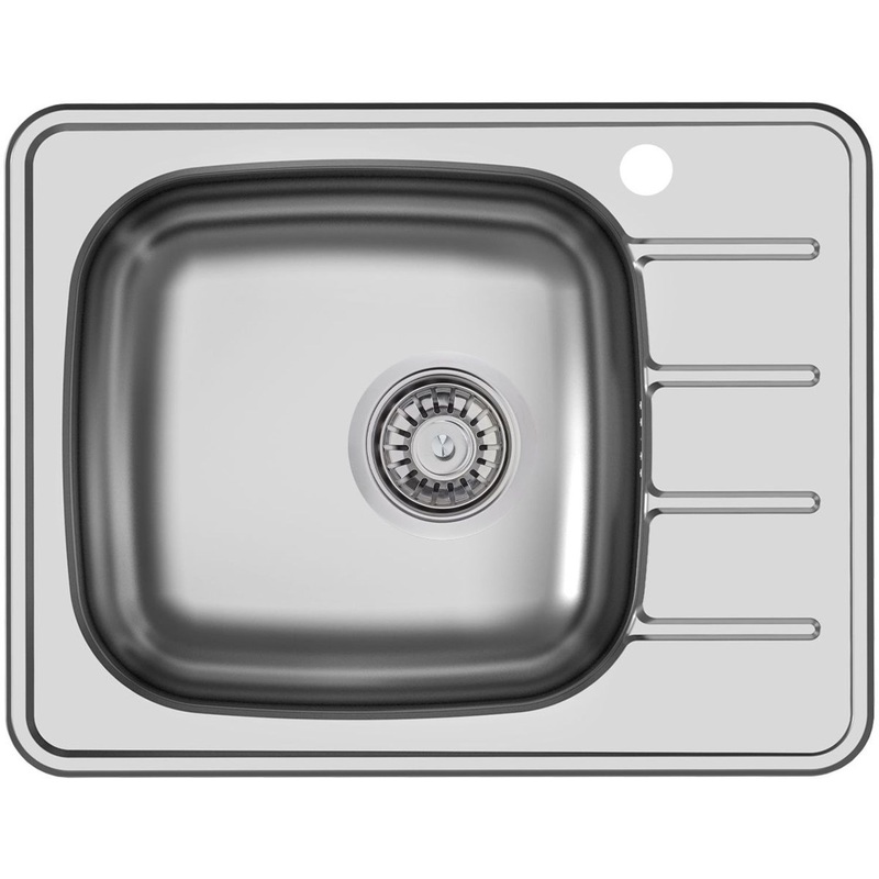 Изображение товара Кухонная мойка врезная Ukinox Гранд левая GRM600.480-GT6K 2L серый