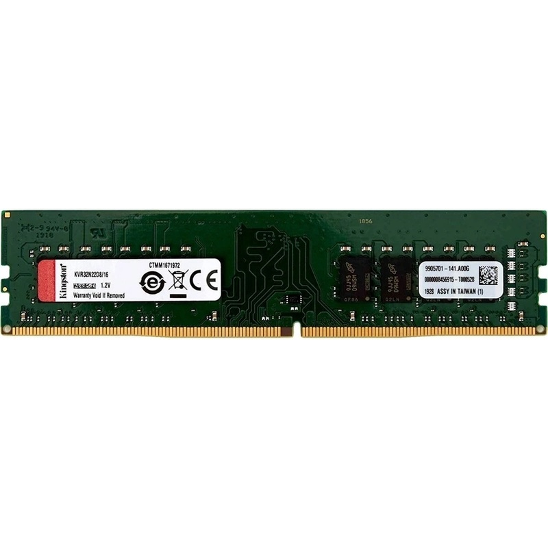 Изображение товара Модуль памяти Kingston DDR4 16 ГБ (KVR32N22D8/16WP)