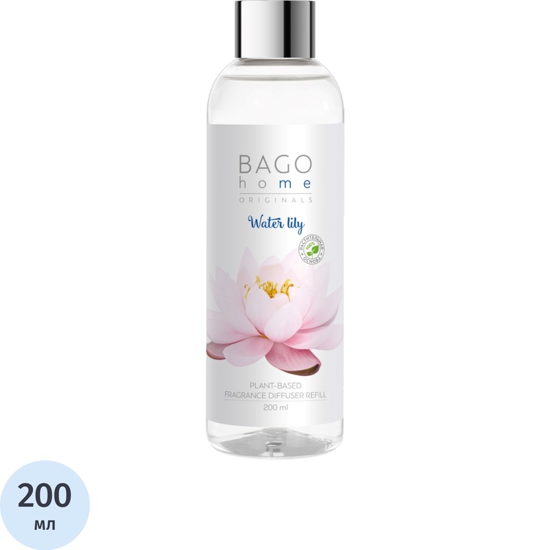 Изображение товара Наполнитель для ароматизатора Bago home Водяная лилия 200 мл