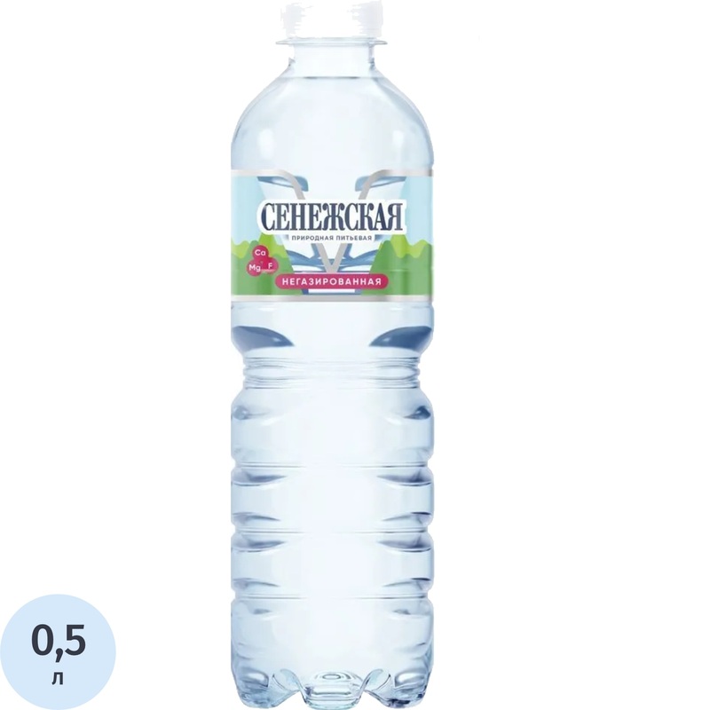 Изображение товара Вода питьевая Сенежская негазированная 0.5 л