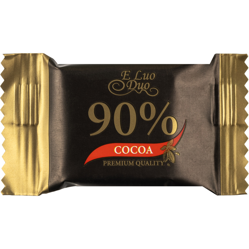 Изображение товара Шоколад порционный Konfesta горький 68%, 72%, 85%, 90% какао 1100 г (220 штук по 5 г)