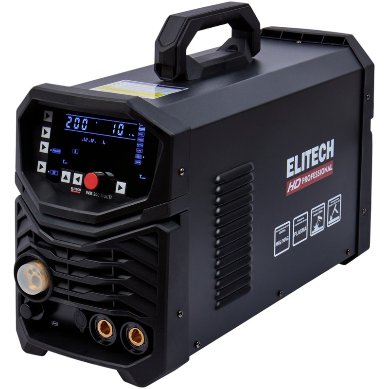 Изображение товара Сварочный инвертор Elitech HD WM 200 Multi для профессиональной сварки