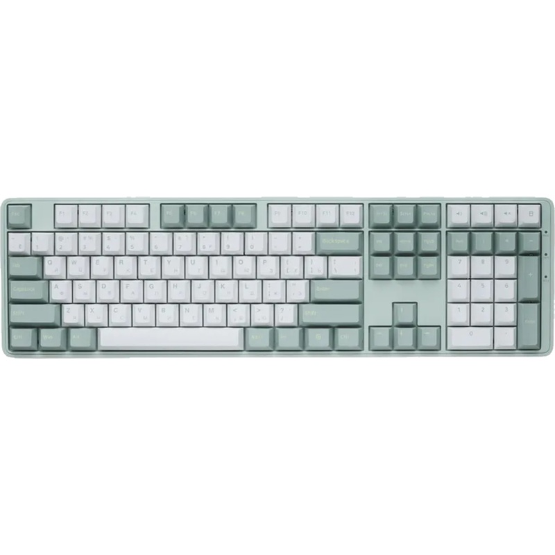 Изображение товара Механическая проводная клавиатура UGREEN KU103 108 клавиш USB подсветка белая