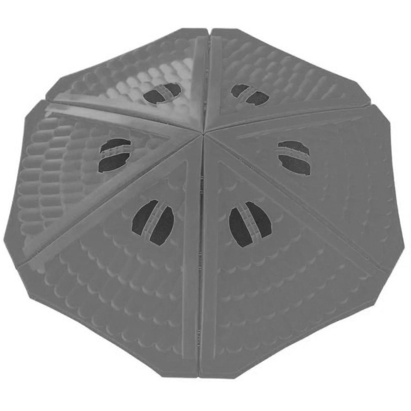 Изображение товара Компостер Бастион серый 1300х1300х140 мм для дачи и огорода