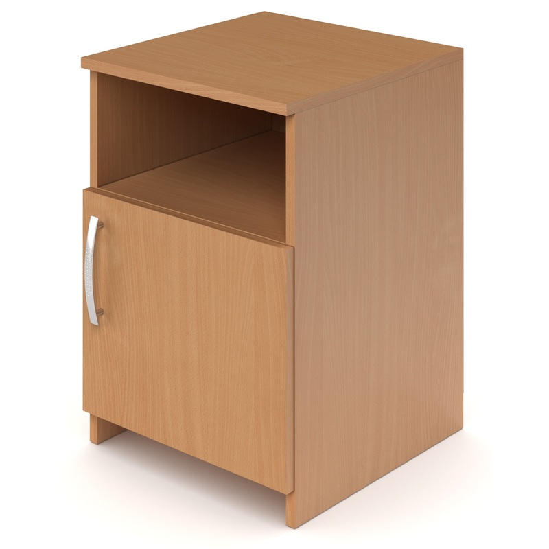 Изображение товара Тумба с нишей и полкой из ЛДСП бука 400х420х580 мм МДО