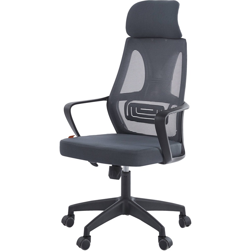 Изображение товара Кресло для руководителя Chairman CH636 тёмно-серое (сетка/ткань, пластик)