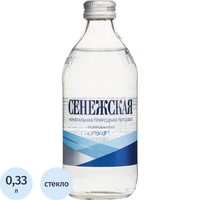 Вода минеральная Сенежская столовая газированная 0.33 л