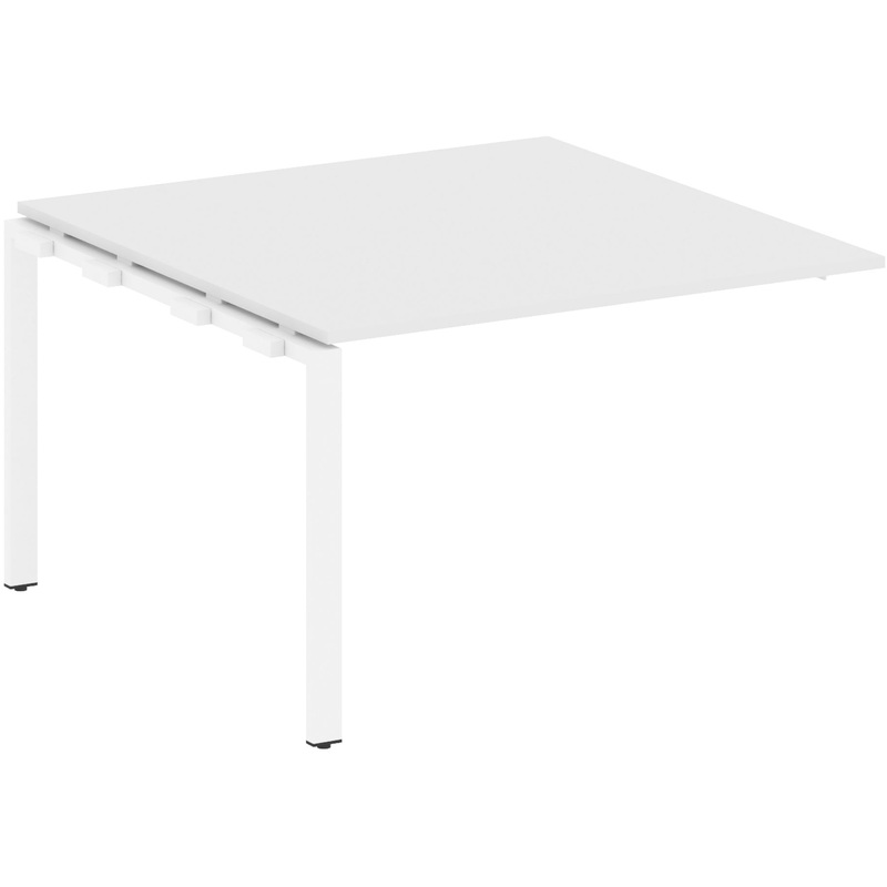 Изображение товара Стол переговоров из ЛДСП Metal System Style БП.ППРГ-2 1200x1235x750 мм белый