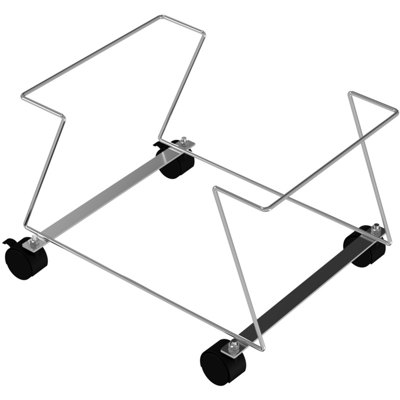 Изображение товара Подставка под корзины с колесами (хром, 445х360х286 мм)