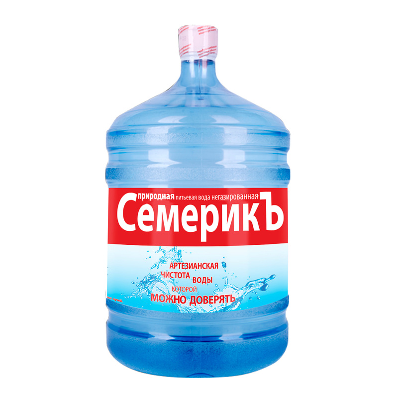 Изображение товара Бутылированная питьевая вода Семерикъ 19 литров из артезианского источника