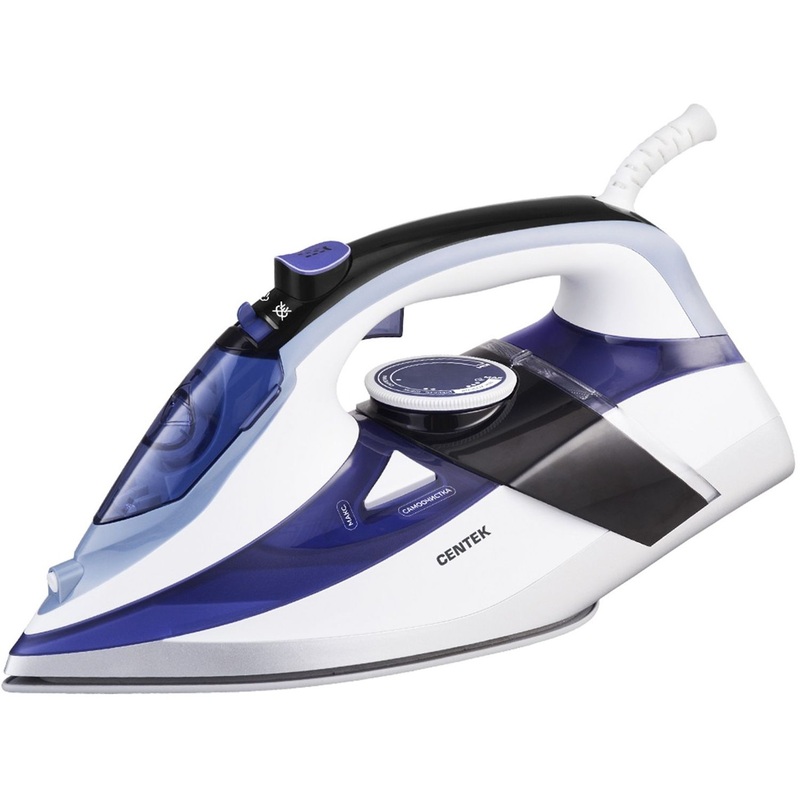 Изображение товара Утюг Centek CT-2318 синий с паровой функцией