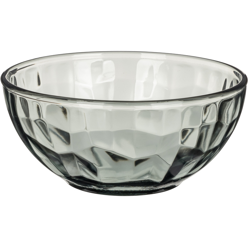 Изображение товара Стеклянный салатник Idiland Crystal 13 см 440 мл светло-серый