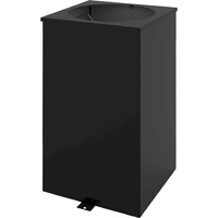 Урна уличная Квадро-24 80 л оцинкованная сталь (67x35.6x35.6 см)