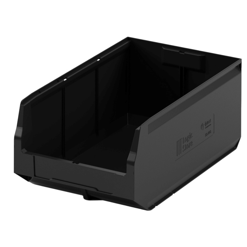 Изображение товара Универсальный пластиковый ящик Logic Store 500x300x200 мм черный ударопрочный морозостойкий