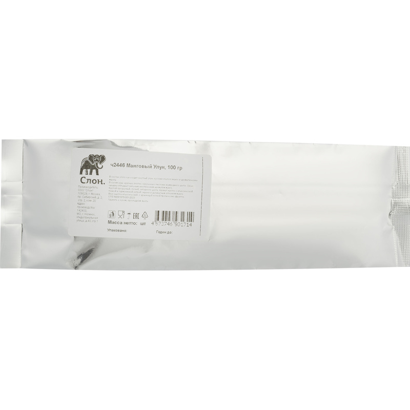 Изображение товара Чай листовой Слон Манговый Улун 100 г