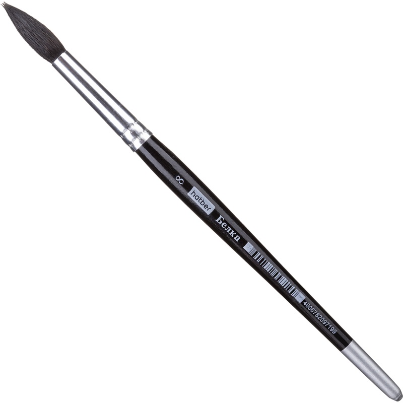 Изображение товара Кисть Hatber круглая белка №8