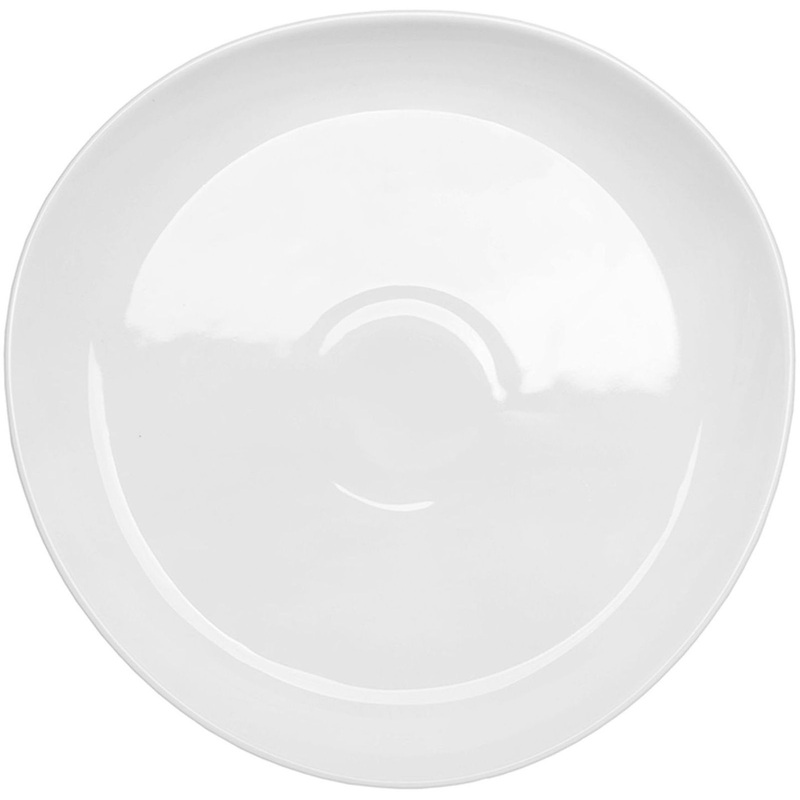 Изображение товара Обеденная тарелка из фарфора Tudor England 25 см 4 шт белая