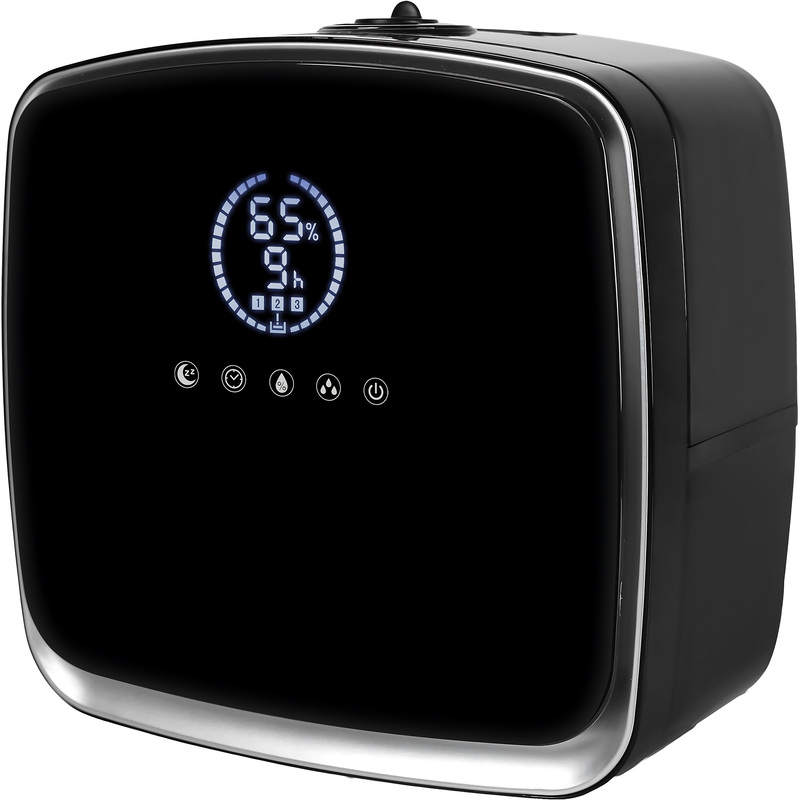 Изображение товара Увлажнитель воздуха Aurum AHR-G3030 черный - ультразвуковой настольный с дисплеем и гигрометром