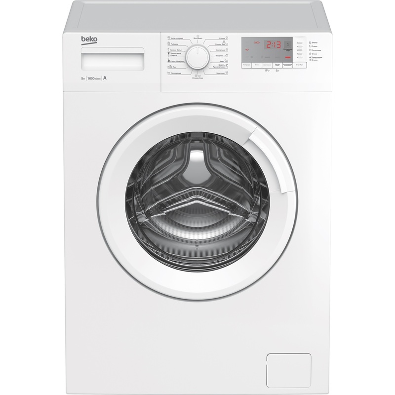 Изображение товара Стиральная машина Beko WRS 5512 BWW 5 кг, фронтальная, цифровое управление