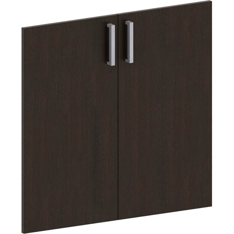 Изображение товара Двери Комус Мебель Сатурн-Д венге 794x16x764 мм комплект из 2 шт